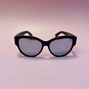 Yves Saint Laurent Black & Silver Sunglasses (GUC)